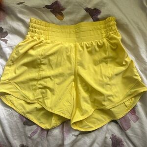 Lululemon Hotty Hot Shorts Yellow